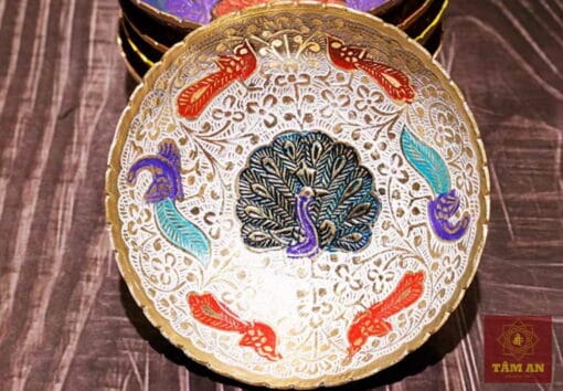 Bát đồng tròn bày đồ cúng - Ảnh 4