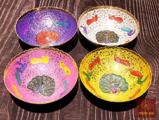 Bát đồng tròn bày đồ cúng - Ảnh 8