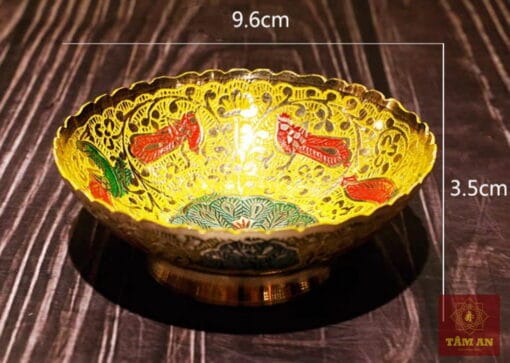 Bát đồng tròn bày đồ cúng - Ảnh 10