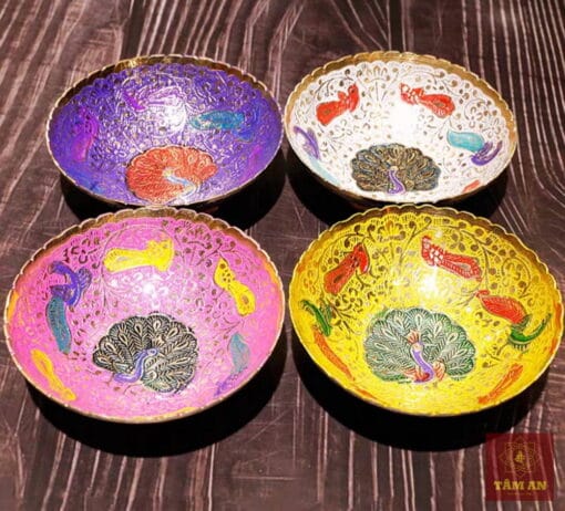 Bát đồng tròn bày đồ cúng - Ảnh 14