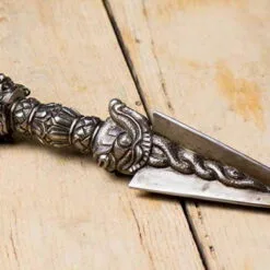 Pháp khí Kim Cương Phổ Ba hàng thủ công Nepal 26 cm