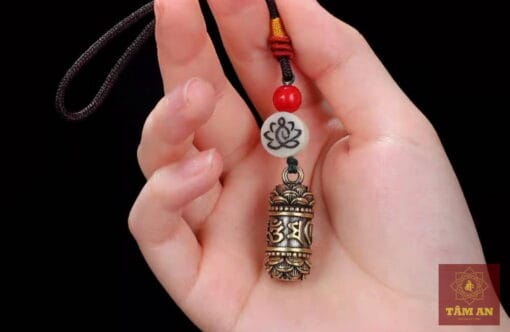 Dây treo khắc Lục tự Đại Minh Chân ngôn - Ảnh 6