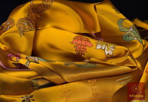 Khăn khata loại đẹp in hình bát cát tường (5 màu) - Ảnh 2
