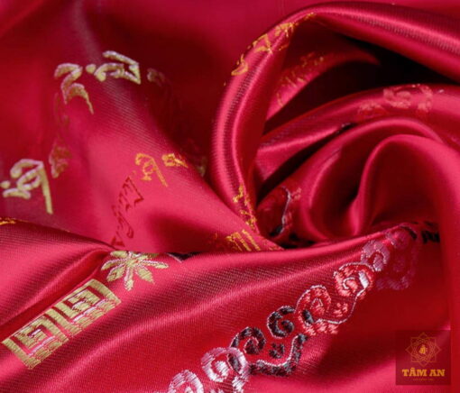 Khăn khata loại đẹp in hình bát cát tường (5 màu) - Ảnh 15