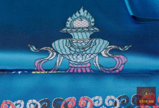 Khăn khata loại đẹp in hình bát cát tường (5 màu) - Ảnh 17