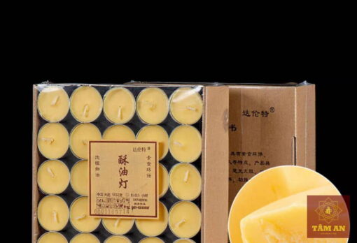 Nến bơ Tây Tạng loại 8 tiếng - Ảnh 3